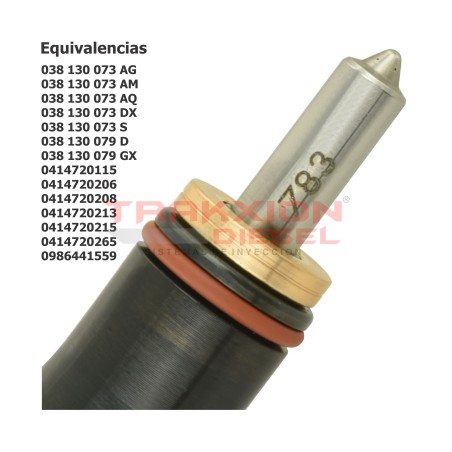 Inyector Diesel Reman UIS Bosch 0414720215, 0414720265, 038130073AG para 1.9 TDI Eurovan Volkswagen