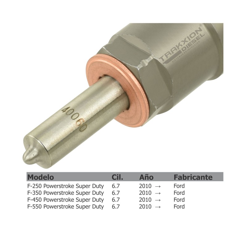 Inyector Diesel BC3Q-9K546-AB, BC3Q-9K546-AD, BC3Z-9H529-A, BC3Z-9H529-B, BC3Z-9H529-E, BC3Z-9H529-F para 6.7 PowerStroke, Ford