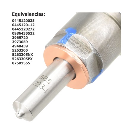 Inyector Diesel CRIN Bosch Reman para Cummins 8.3 ISC, ISL, Pegasus, 0445120035, 0445120112, 0445120272, 5263305, 87581565