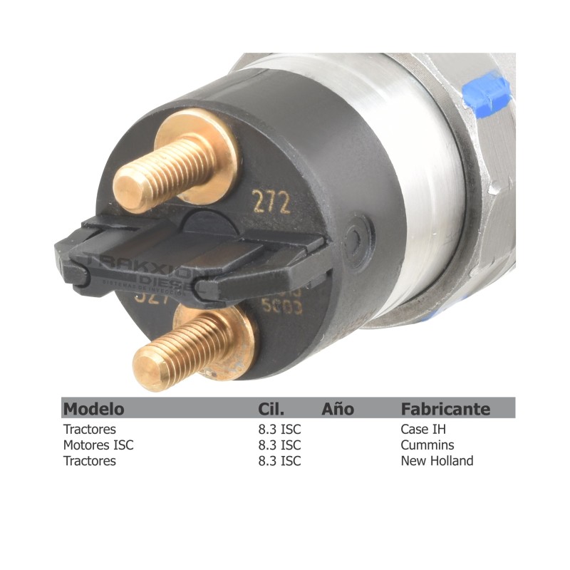 Inyector Diesel CRIN Bosch Reman para Cummins 8.3 ISC, ISL, Pegasus, 0445120035, 0445120112, 0445120272, 5263305, 87581565