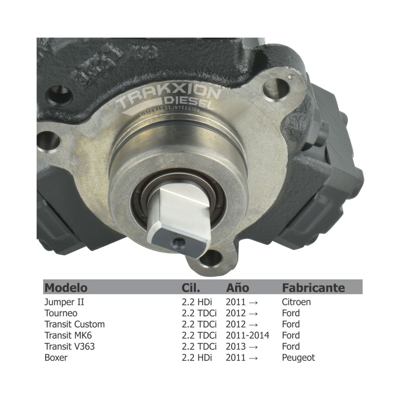 Bomba Diesel 1731745, 1841726, 2464828, 2175696, BK2Q-9B395-BD, BK2Q-9B395-CA, BK2Q-9B395-CB para Transit 2.2 TDCi Custom, Ford