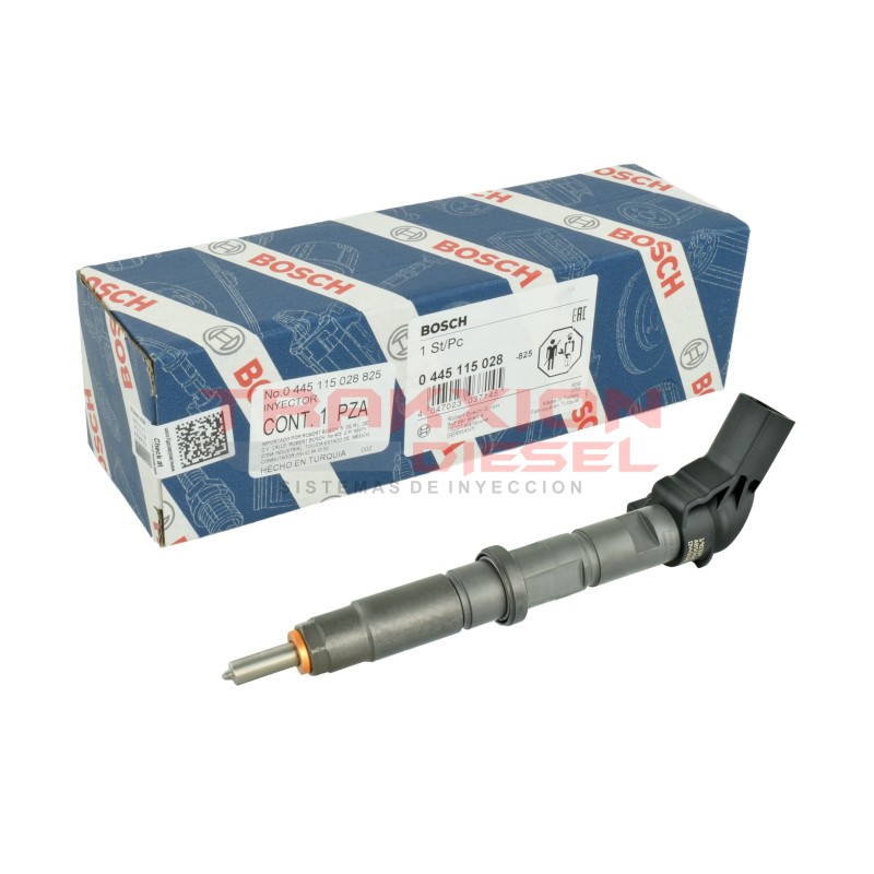 Inyector Diesel Piezo Bosch 0445115028, 0445115029, 0986435352, 076130277, 076130277A para Crafter 2.5 TDI, 5 Cilindros, VW