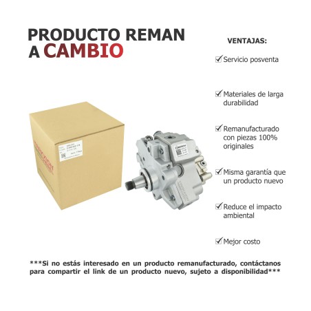 Bomba Diesel Bosch Reman 0445020007, 0445020175 para Case IH, 3.9 y 5.9 ISB Cummins, New Holland, Constellation y Worker, VW