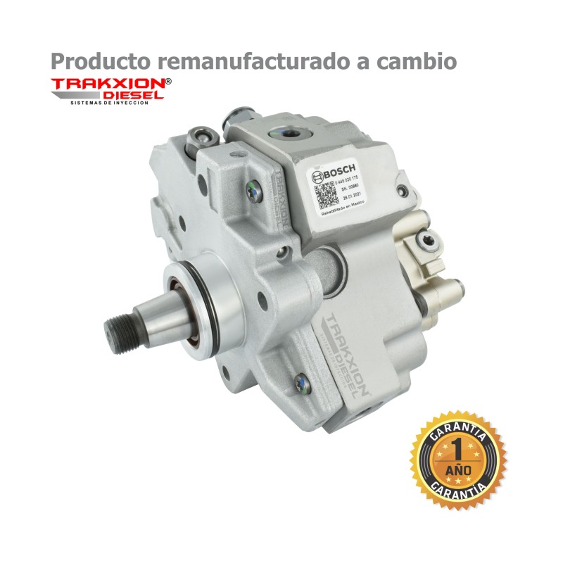 Bomba Diesel Bosch Reman 0445020007, 0445020175 para Case IH, 3.9 y 5.9 ISB Cummins, New Holland, Constellation y Worker, VW