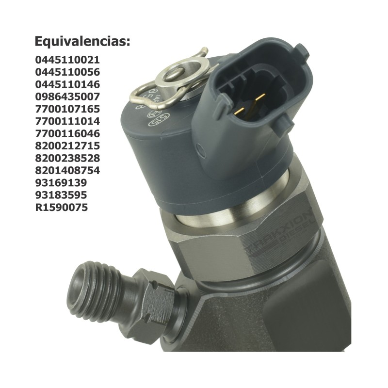 Inyector Diesel 0445110146, 7700111014, 7700116046, 8200212715, 8200238528, 8201408754 para Trafic II 1.9 dCi, Renault 2001-2014