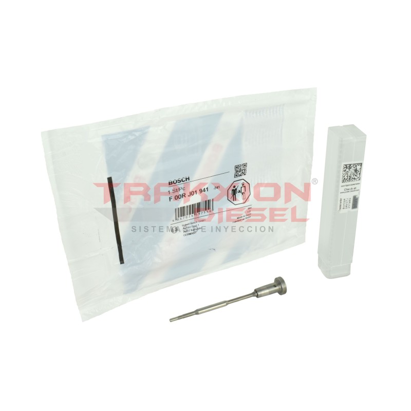 Válvula F00RJ01129, F00RJ01941 de inyector Diesel Bosch