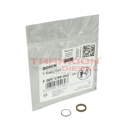 Juego de piezas F00RJ02176, F00VC99002, anillo de alta presión de inyector Diesel