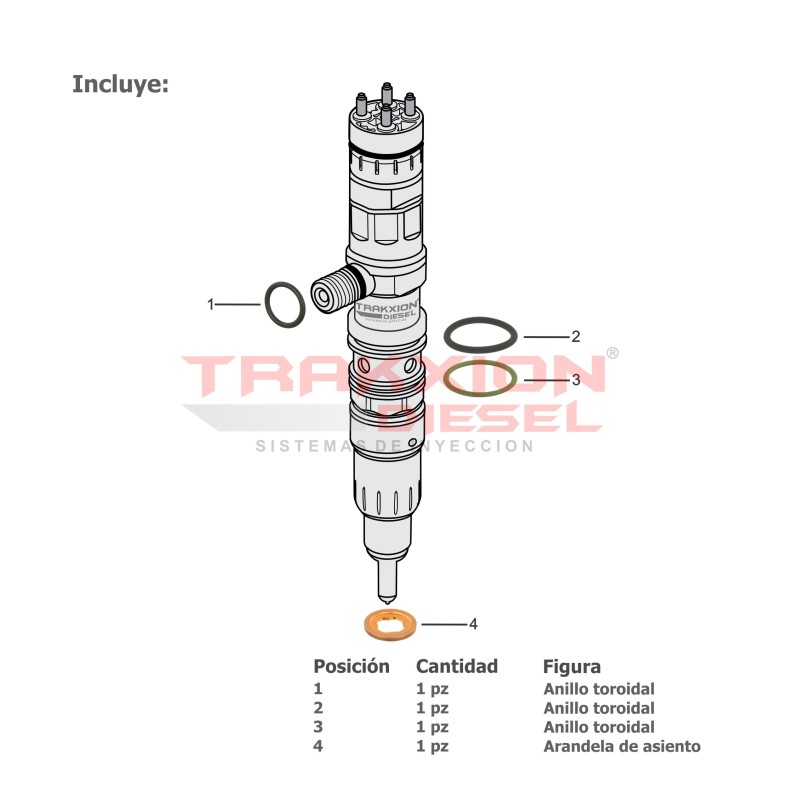 Inyector Diesel CRIN 4 Bosch para 122SD, Cascadia, Century, Columbia, Coronado, Freightliner, DD15, DD16, Detroit, 0445120207