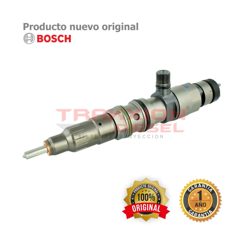 Inyector Diesel CRIN 4 Bosch para 122SD, Cascadia, Century, Columbia, Coronado, Freightliner, DD15, DD16, Detroit, 0445120207