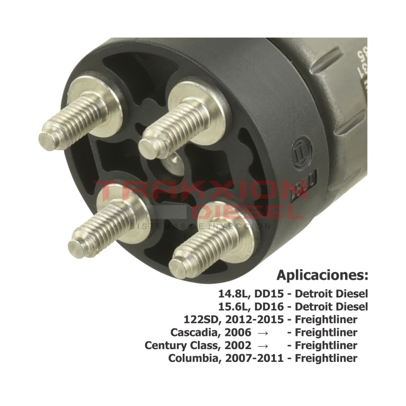 Inyector Diesel 0445120104, 0445120207, 0986435539, 0986435540, EA4720700887, RA4600700587, RA4600701287 para DD15 DD16, Detroit