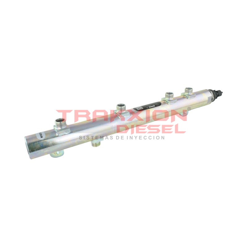 Riel de Presión Diesel Bosch 0445214107, 504128917, 5041289170 para Ducato Maxi Multijet, 2.3 y 3.0, Fiat 2006-2014