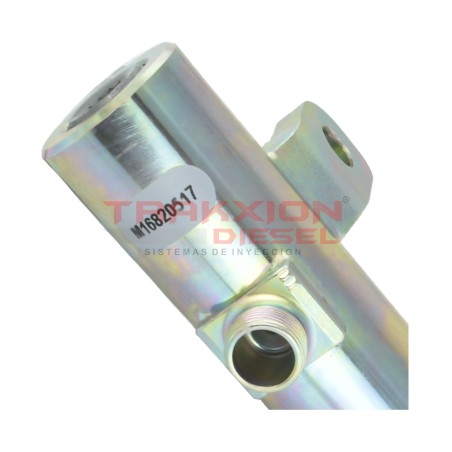 Riel de Presión Diesel Bosch 0445214107, 504128917, 5041289170 para Ducato Maxi Multijet, 2.3 y 3.0, Fiat 2006-2014