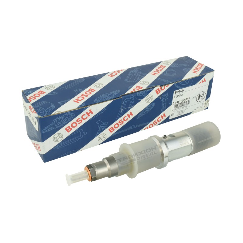 Inyector Diesel Bosch 0445120054, 2855491R para Retroexcavadora 580, 590, 695, Case y B95B, B100, B110, B115, New Holland