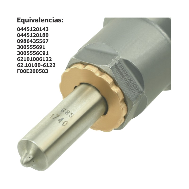 Inyector Diesel 0445120180, 0986435567, 3005556C91 para ProStar, TranStar, WorkStar, MaxxForce 13 Navistar, International, 08-10