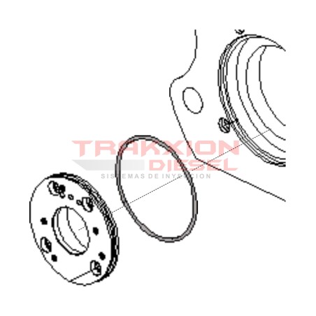 Anillo toroidal de brida Bosch 1410210054, 1309029, 81.96503-0288, 81965030288, A0269973548, 5001842983, 3092027