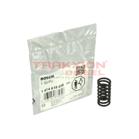 Muelle de compresión de elemento de bomba lineal Diesel Bosch 1414618038