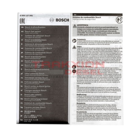 Bomba eléctrica Diesel Bosch 0580464121, 0580464122, 1K0906089A, 5N0906129B para 2.0 TDI, Caddy, Jetta, Transporter, VW