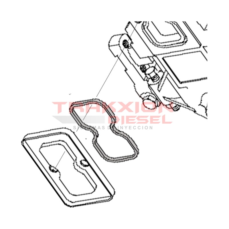 Junta de brida de bomba Diesel 1420206009, 9966714, 1306690, 42486148, 684777C1, 81.96501-0713, 81965010713, 291004, 1699640