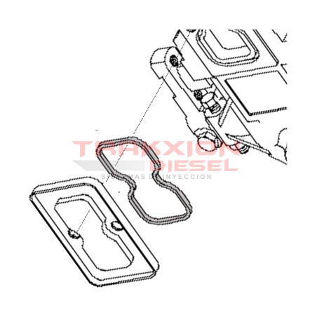 Junta de brida de bomba Diesel 1420206009, 9966714, 1306690, 42486148, 684777C1, 81.96501-0713, 81965010713, 291004, 1699640