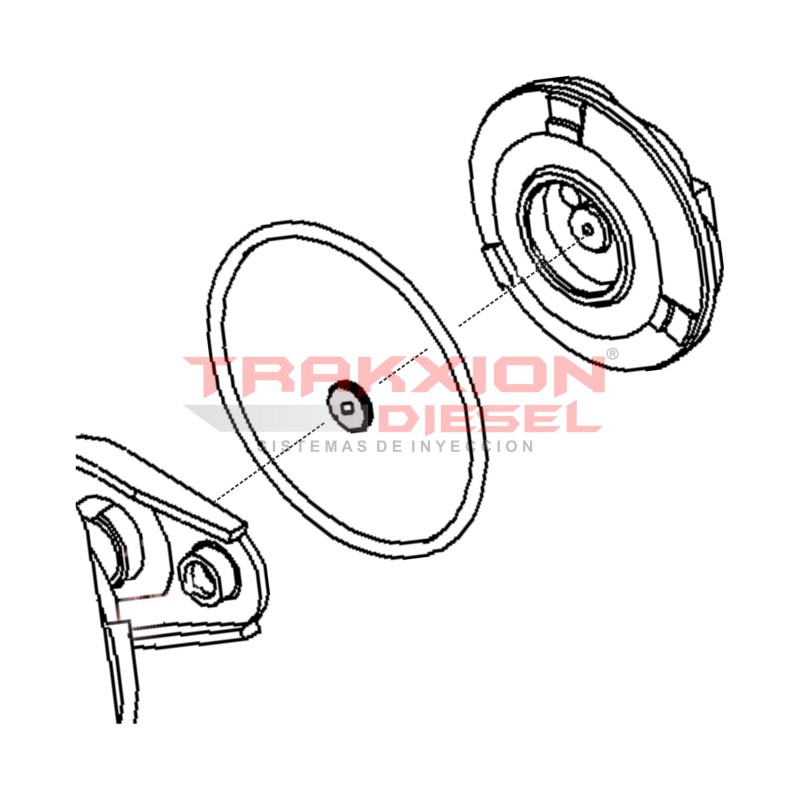 Arandela de ajuste 2.20 mm de bomba Diesel VE, VP29, Bosch 1460100672, 79029264, 3078781R2, 9925907, 9937088, 9958618, 42491236