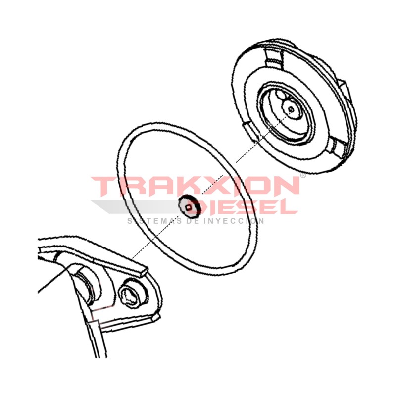 Arandela de ajuste 2.24 mm de bomba Diesel VE, VP29, Bosch 1460100674, 79029266, 42491238, 7074478, 9937090, 9958620, 3078783R2