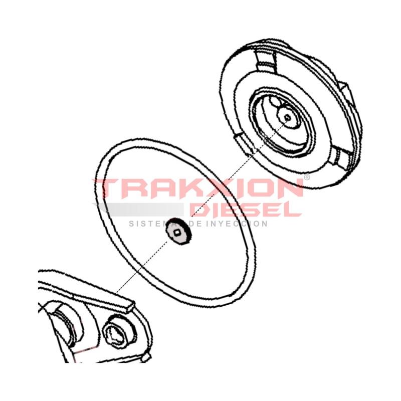 Arandela de ajuste 2.40 mm de bomba Diesel VE, VP29, Bosch 1460100682, 79029274, 42491246, 9925917, 9937098, 9958628, 3078791R2