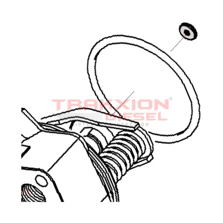 Arandela de ajuste 2.60 mm de bomba Diesel VE, VP29, Bosch 1460100692, 42491256, 7074481, 9937108, 9958638, 79029284