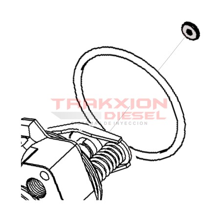 Arandela de ajuste 2.70 mm de bomba Diesel VE, VP29, Bosch 1460100697, 42491261, 9937113, 9958643, 79029289