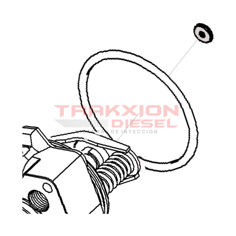 Arandela de ajuste 2.80 mm de bomba Diesel VE, VP29, Bosch 1460100702, 42491266, 9925937, 9937118, 9958648, 79029294, 3078811R2