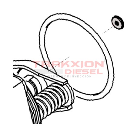 Arandela de ajuste 2.84 mm de bomba Diesel VE, VP29, Bosch 1460100704, 9925939, 9937120, 9958650, 79029296, 3078813R2, 42491268