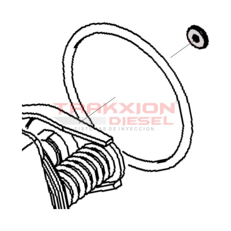 Arandela de ajuste 2.90 mm de bomba Diesel VE, VP29, Bosch 1460100707, 42491271, 9937123, 9958653, 9989984, 79029299, 3079273R2