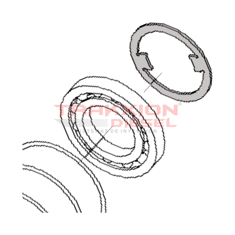 Arandela de fricción de bomba Diesel VP44 Bosch 1460125076