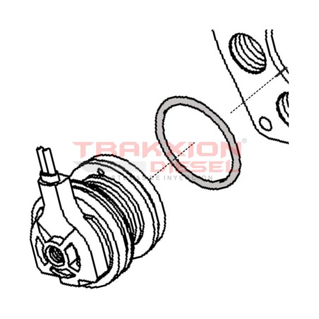 Anillo toroidal de membrana de bomba VP44 Diesel Bosch 1460225007