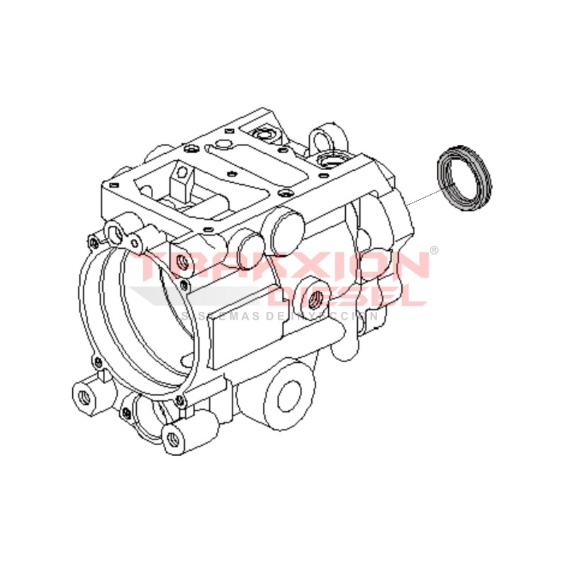 Reten 25x36 mm de bomba Diesel Bosch 1460285006, 1460285007, 51.96501-0612, 51965010612, 149351-0201