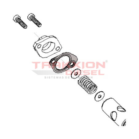 Chapa cubrejunta de bomba VE Diesel Bosch 1461074328, 8-97224-532-0, 7701718788