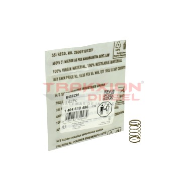 Muelle de compresión de bomba de inyección rotativa VE Bosch Diesel 1464610486