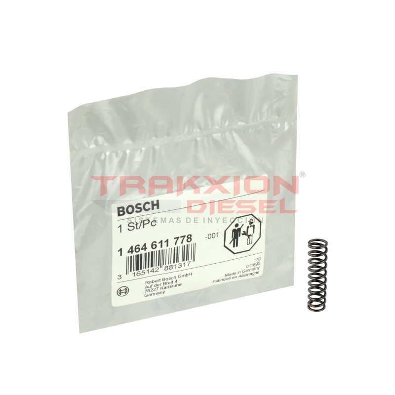 Muelle de compresión de bomba VE Bosch Diesel 1464611778, 93155943, 9967822, 3132408R1, 9947148, 9950883, 3132408R1