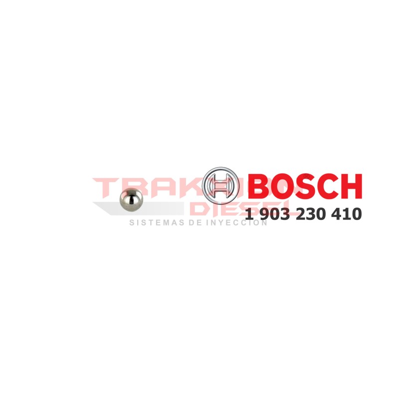 Bola válvula 1903230410 de bomba Diesel CP1 Bosch, equivalente F01M100775
