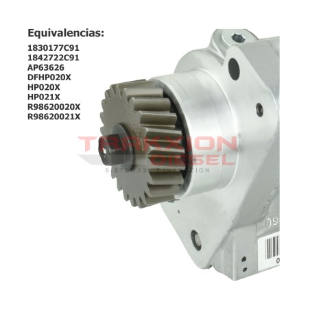 Bomba de alta presión de aceite Bosch HP020X, R98620020X , 1830177C92, 1842722C91