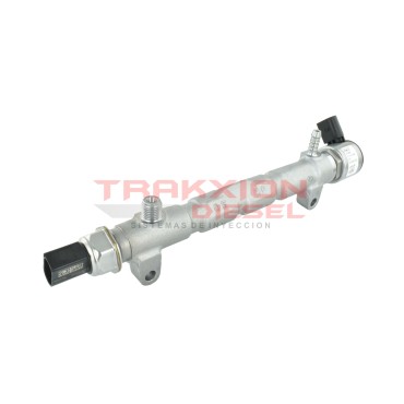 Riel de presión Diesel 28387801, 04L130093 para 2.0 TDI Crafter, Transporter, 2016-2021, VW, con válvula 28523501, 04L130764B 2