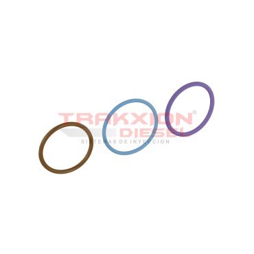 Kit de ligas exteriores F00VX99995 de inyector Diesel Bosch para D12 Scania, Case, Iveco, 500379769 2