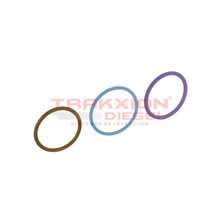 Kit de ligas exteriores F00VX99995 de inyector Diesel Bosch para D12 Scania, Case, Iveco, 500379769