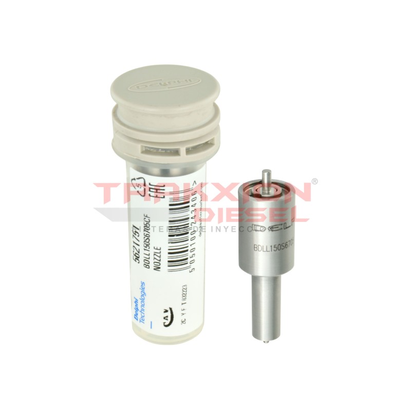 Tobera 5621751, 5621751A, BDLL150S6705, BDLL150S6705CF de inyector Diesel Delphi para Massey Ferguson, Perkins 264682, 2646842