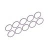 Paquete 10 pz, Liga tórica violeta 7200-017, 7200-0053 de inyector Diesel EUI Delphi para D12 Volvo 1677318