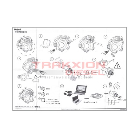 Válvula de control de presión Diesel Delphi para Kangoo 1.5 dCi, Renault, 9307Z532A, 9307-532A, 9109-927, 9109-936A, 7701479182