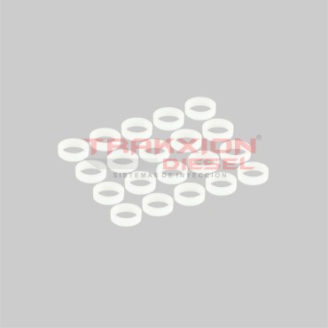 Set de 20 sellos 16163, 16389 de inyector Diesel Stanadyne para John Deere, R48000, RE64292 2