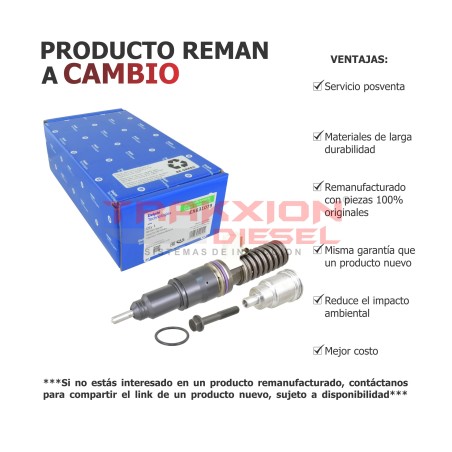 Inyector Diesel Reman Delphi para D13F MD13 Volvo 22027808