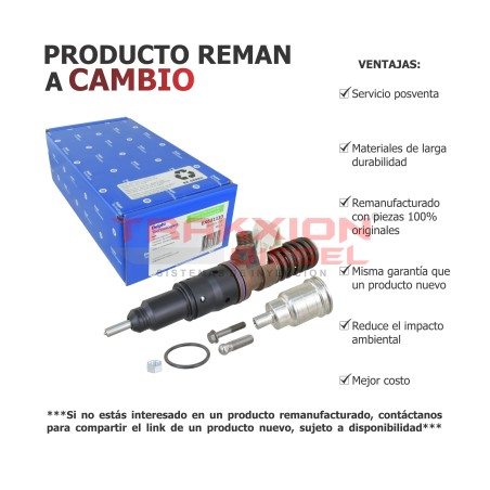 Inyector-Bomba Diesel Reman Delphi para D13 Volvo 22378579