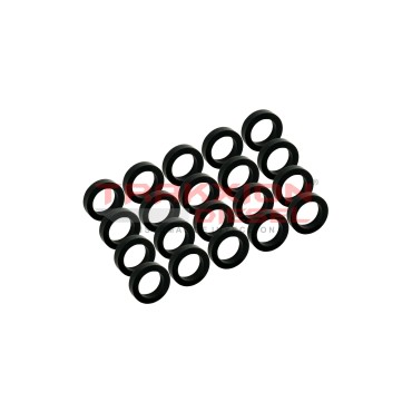 Set de 20 arandela negra 16168, 18029 de inyector Diesel Stanadyne para John Deere R34764 2