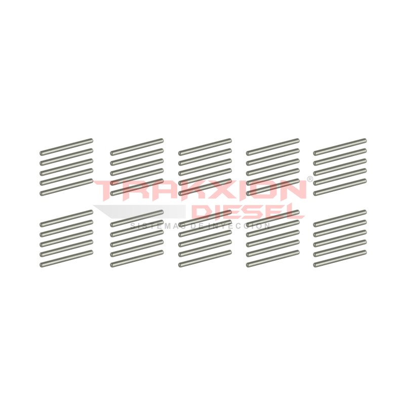 Paquete de 50 pernos pasador largo de inyector HEUI Diesel, Dipaco DPS0009 para 7.3 PowerStroke Ford, DT466 I530 Navistar